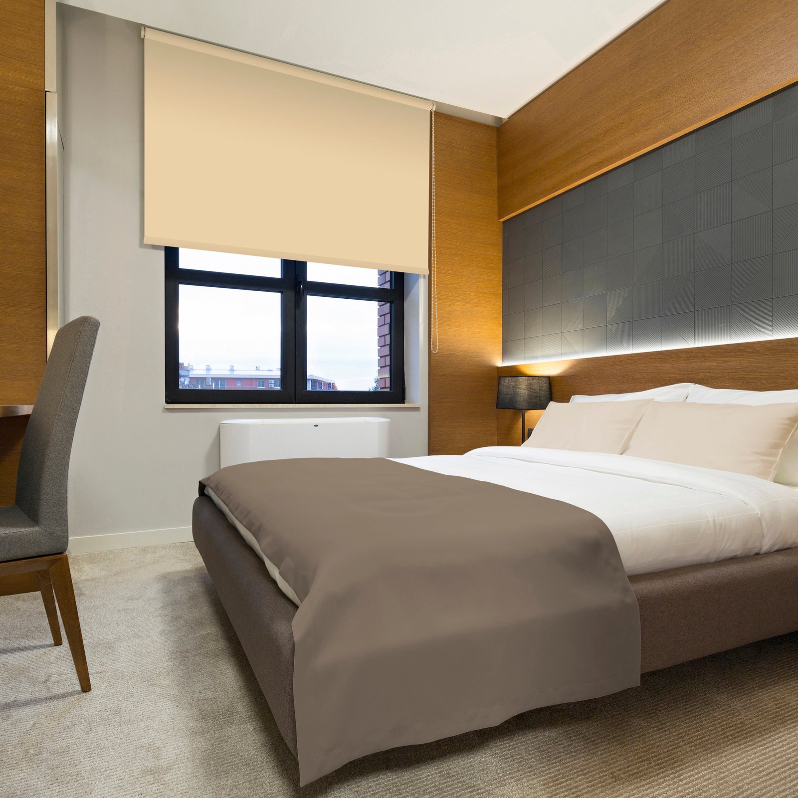 Interior of a modern new hotel room