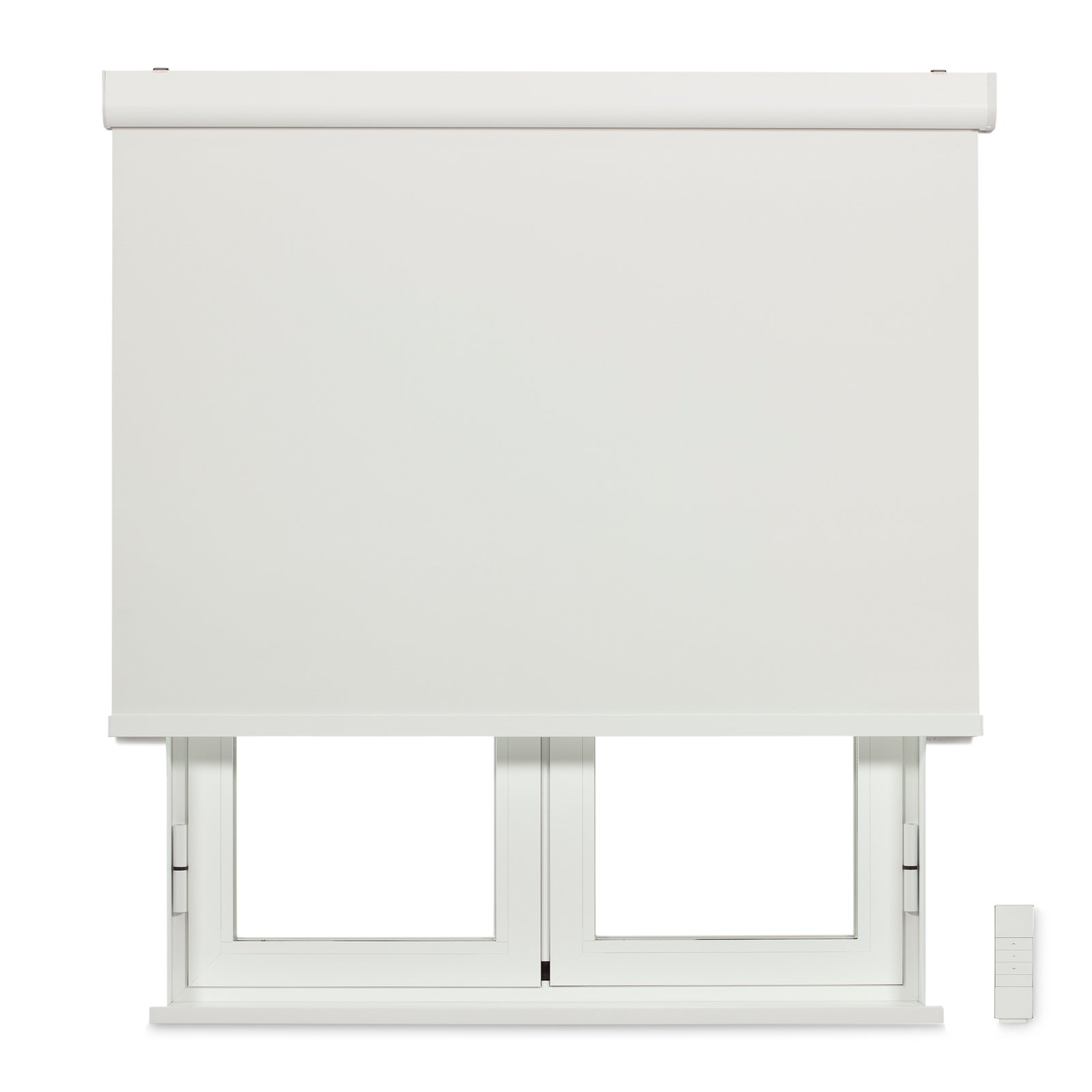 Estor enrollable con cajon Opaco Blanco - motorizado 1